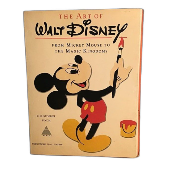 The Art of Walt Disney Book By Christopher Finch Abrams Vintage 1975 - Picture 1 of 2